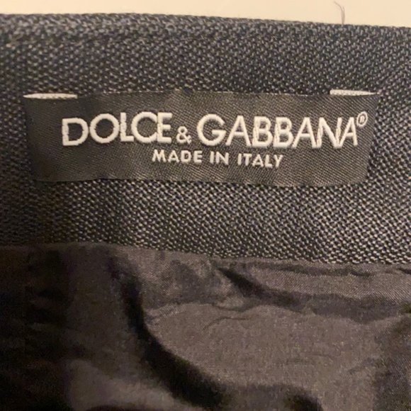 Dolce & Gabbana Silk Cotton Pleat Full Skirt Size 40 - Picture 5 of 8